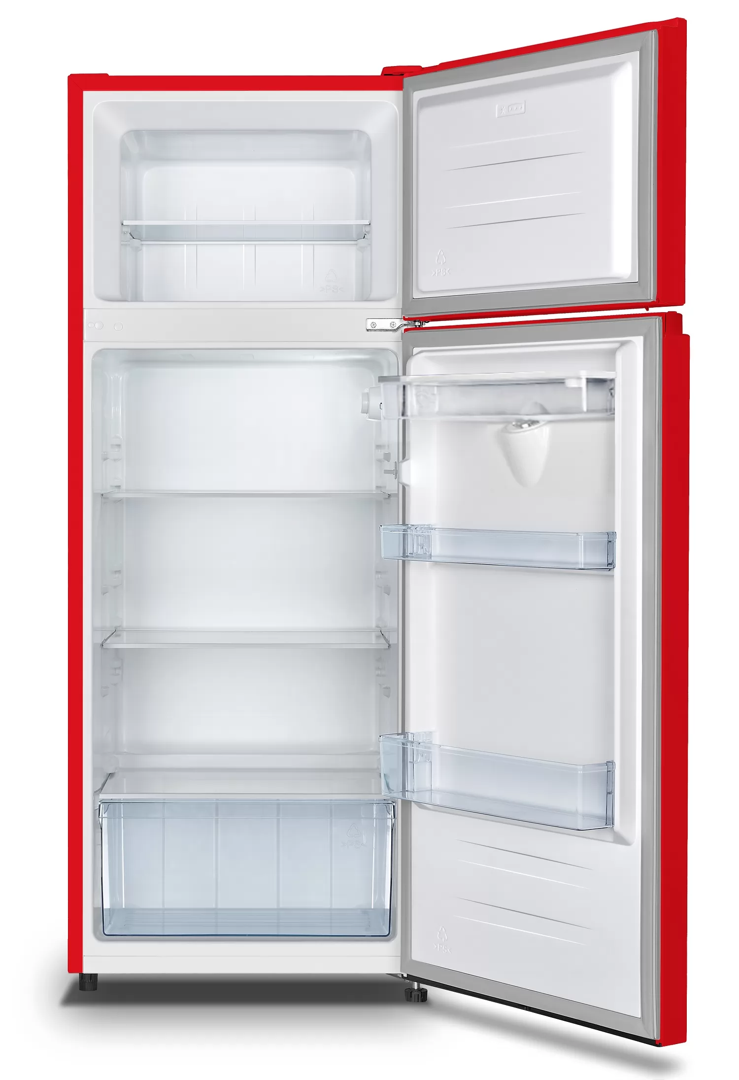 HISENSE REFRIGERATOR REF 205DRB (RED COLOUR) WITH WATER DISPENSER R600 GAS