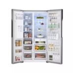 LG Ref 247 Sllv-j Side By Side Refrigerator - 687 Liters