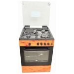 Scanfrost 6 Series Cooker WOOD FINISH 3 GAS BURNERS1 WOK+2 NORMAL+ 1 HOT PLATES  GAS OVEN+GRILL+ TURNSPIT