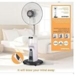 Scanfrost 16 Inches Rechargeable Mist Fan With Remote SFRF161K