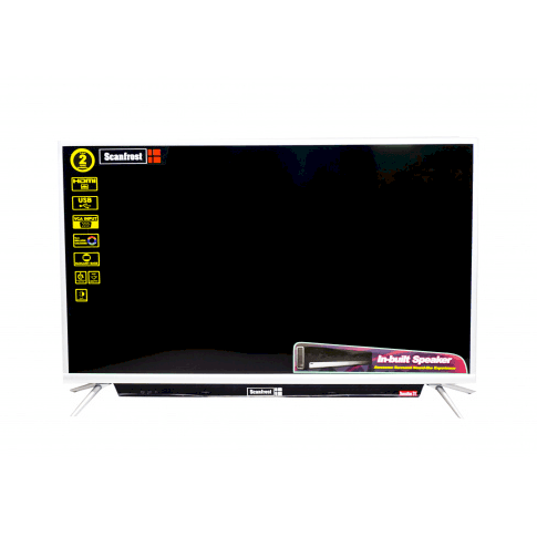 Scanfrost LED TV SFLED 32AS with Silver Aluminum Frame/Silver Metal Base - SFLED32AS