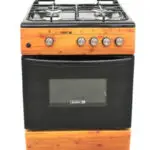 SCANFROST CK6402 NG   60X60 CM WOOD FINISH  4 GAS BURNERS  GAS OVEN+GRILL