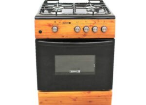 SCANFROST CK6402 NG   60X60 CM WOOD FINISH  4 GAS BURNERS  GAS OVEN+GRILL
