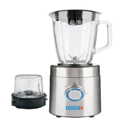 Scanfrost SFKAB407 Blender 15L Glass Jar SS Body And Knob Blue LED Light 600W