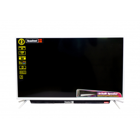 Scanfrost LED TV SFLED 32AS with Silver Aluminum FrameSilver Metal Base   SFLED32AS  SFLED32SB
