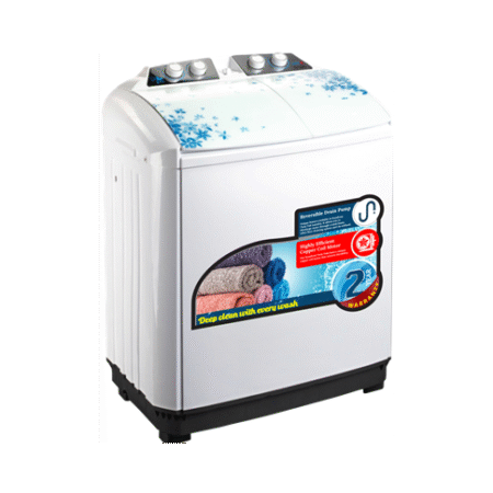 SCANFROST 92KG TWIN TUB WASHING MACHINE SFWMTTC