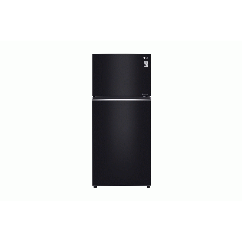 LG Refrigerator Top Freezer Deodorizer Inverter Linear Compressor - REF 432 HXCN-C (Black)