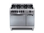 SCANFROST XG96G2GCI  90X60 CMS SHINEY INOX  5 BURNERS SEMI PROFESSIONAL COOKER