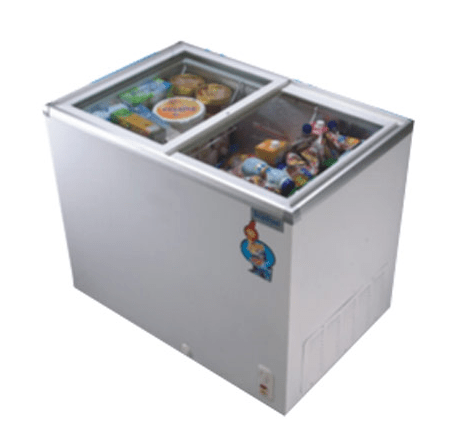 Scanfrost 300L Glass Top Display Freezer SFCH300