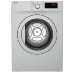 hisense quality washing machine and dryer, silver clour