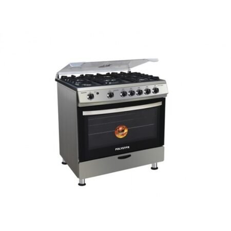 Polystar 5 Burners Gas Cooker PVFS 80GG5