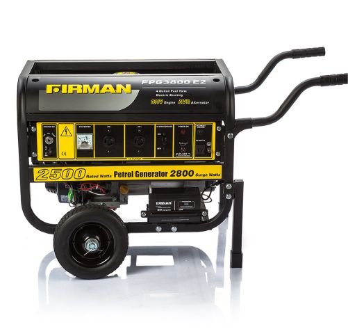 firman 2.8kva generator fpg3900 with handle and tyres. 100% copper