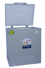 KENSTAR CHEST FREEZER KS 310S silver open door