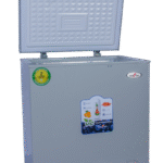 KENSTAR CHEST FREEZER KS 310S silver open door