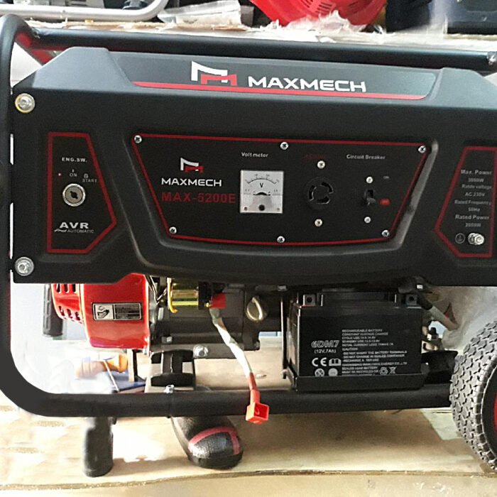 Maxmech 3KVA Generator Key Starter RWD5200E is a silent proof generator that can power home appliances including fridges freezers air conditioners water