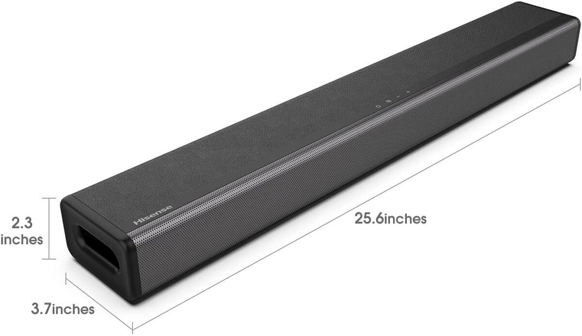 sound bar with sizes