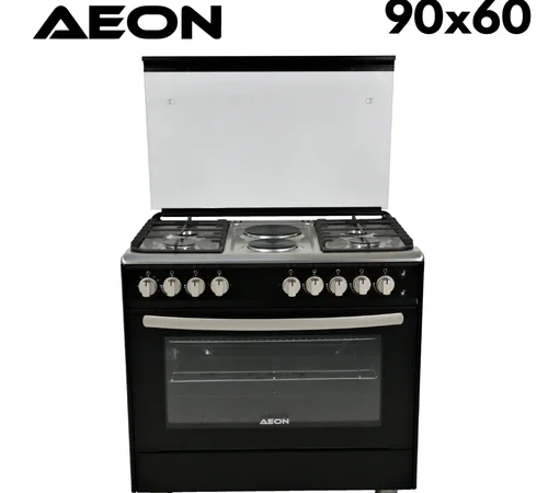 Aeon Gas Cooker 90x60 black