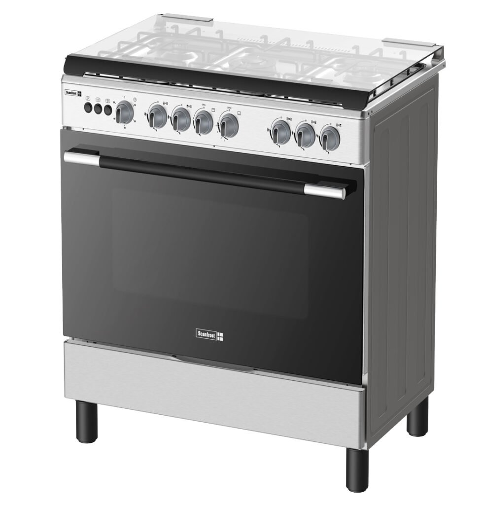Scanfrost 90×60 5 Burner Gas Cooker SFC9500SS