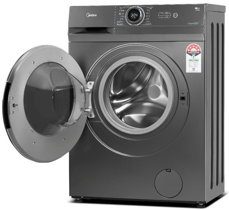 Midea 7kg Fully Automatic Front-Load Washing Machine Dark Gray