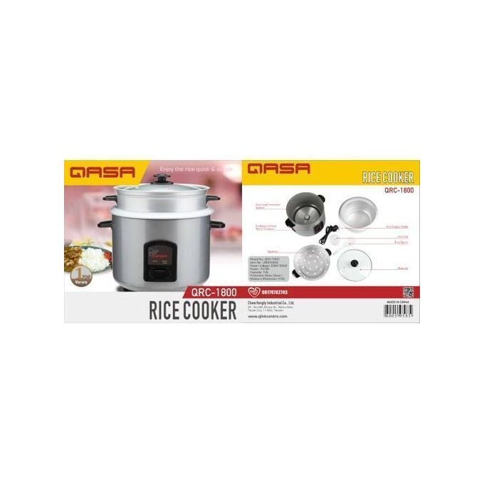 QASA 1.8L RICE COOKER QRC1800