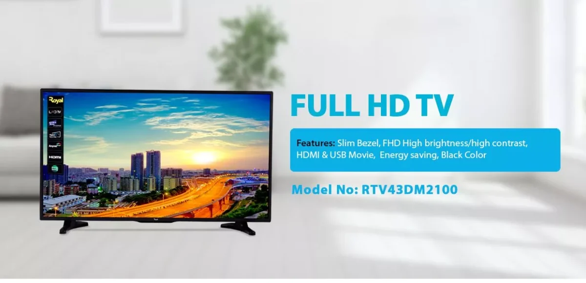 Royal 43" FHD/HD LED TV
