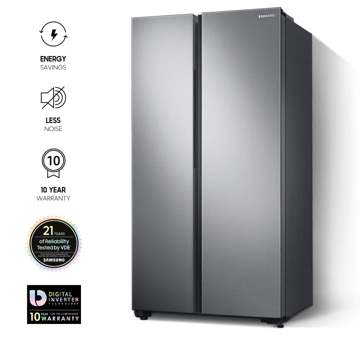 Samsung 647L SBS Refrigerator RS62R5001M9UT