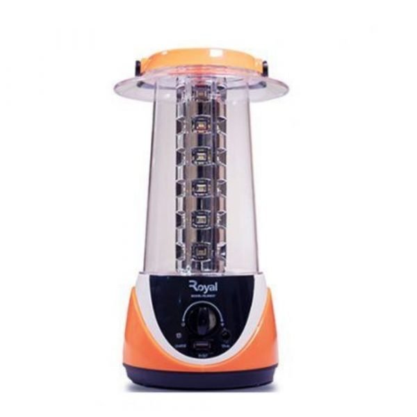 Royal Rechargeable Lantern with Inbuilt solar RLN6037