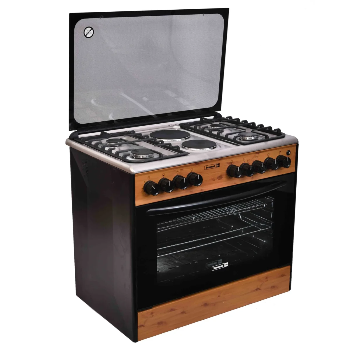 Scanfrost Gas Cooker 4 gas 2 Electric 90cm SFC9426NEF