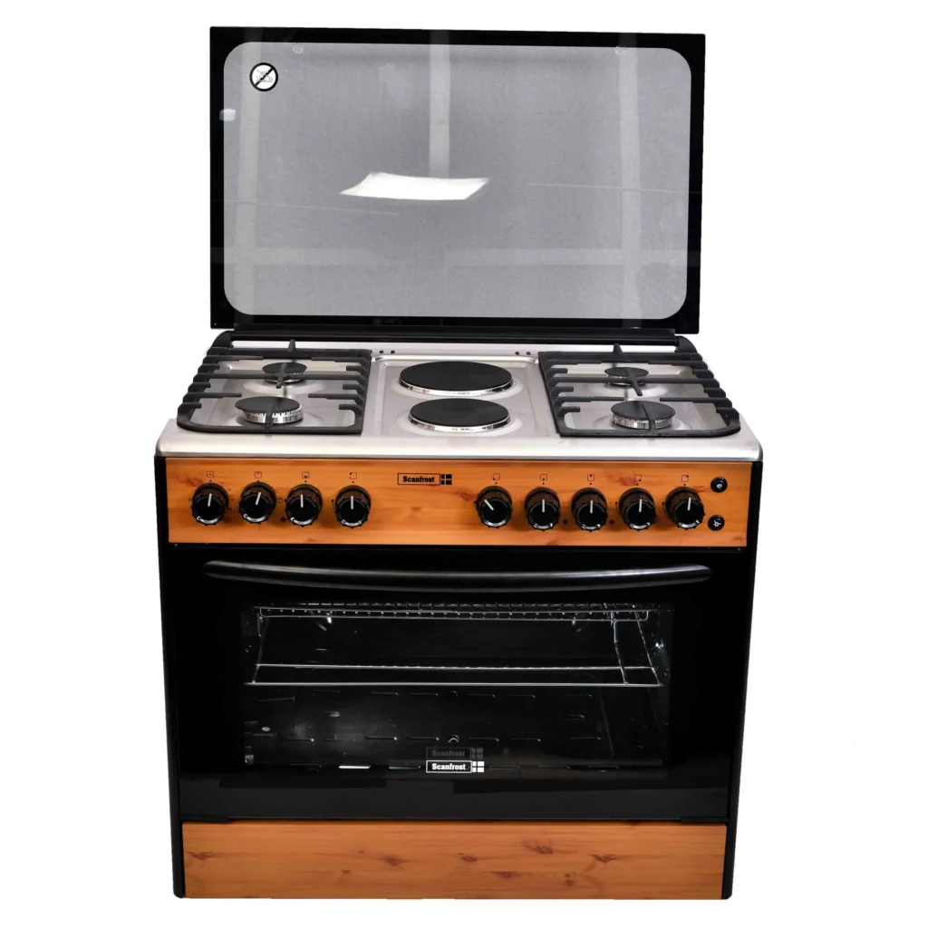 Scanfrost Gas Cooker 4 gas 2 Electric 90cm SFC9426NEF
