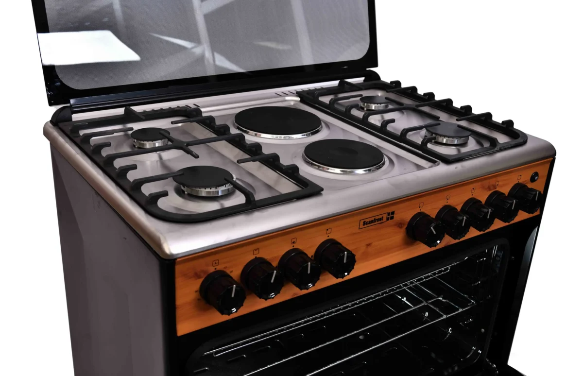 Scanfrost Gas Cooker 4 gas 2 Electric 90cm SFC9426NEF