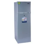 Tall Kenstar 168L Double Door Refrigerator KSD 235S standing against a white background showing the side view