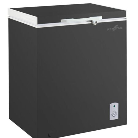 Kenstar Black Chest Freezer Deep Freezer with lock key