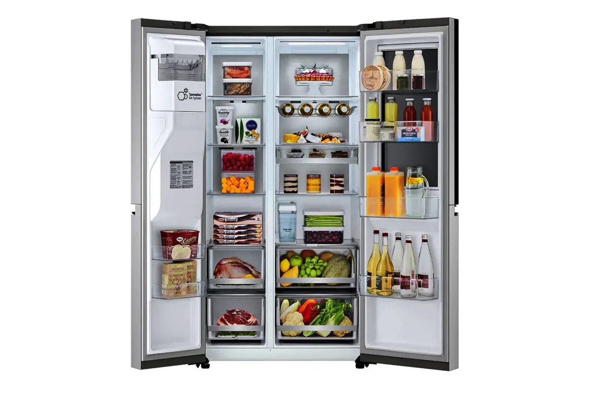 LG 674L InstaView Side by Side Refrigerator GC X257CSES