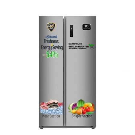 Scanfrost 450L Side By Side Refrigerator SFSBS450ME