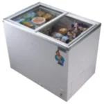 Scanfrost 450L Top Glass Display Freezer SF450XG