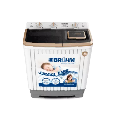 Bruhm 8kg Semi Automatic Washing Machine BWT-080H