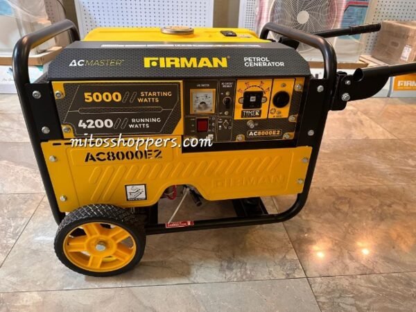 Firman 5kVA Switch Start Generator AC8000E2 | Mitos Shoppers Firman 5kVA Switch Start Generator AC8000E2