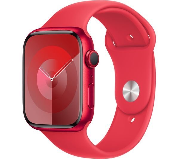 Apple Watch Series 9 GPS 45 mm Red Aluminium Case With Red Sport Band - S/M