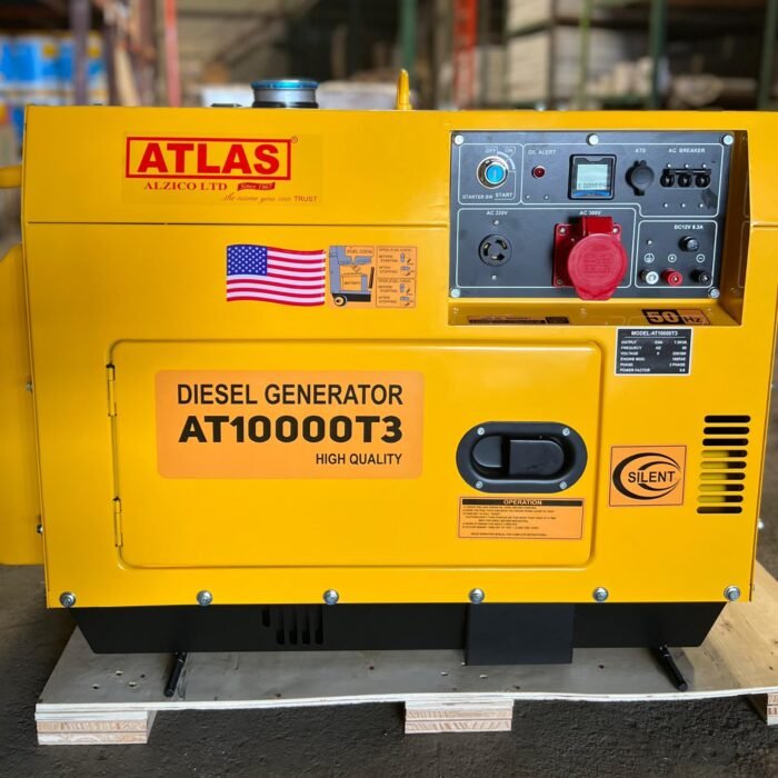 Atlas 75kva Soundproof Generator Diesel SDG10000T3