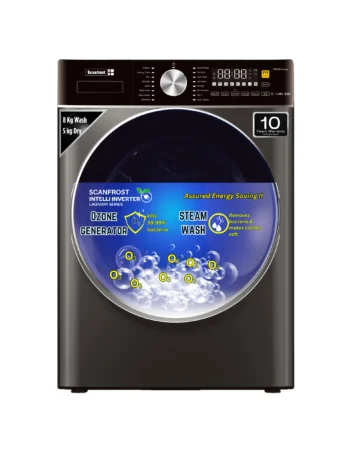 Scanfrost 8KG/5KG Washing Machine SFWD85INVME