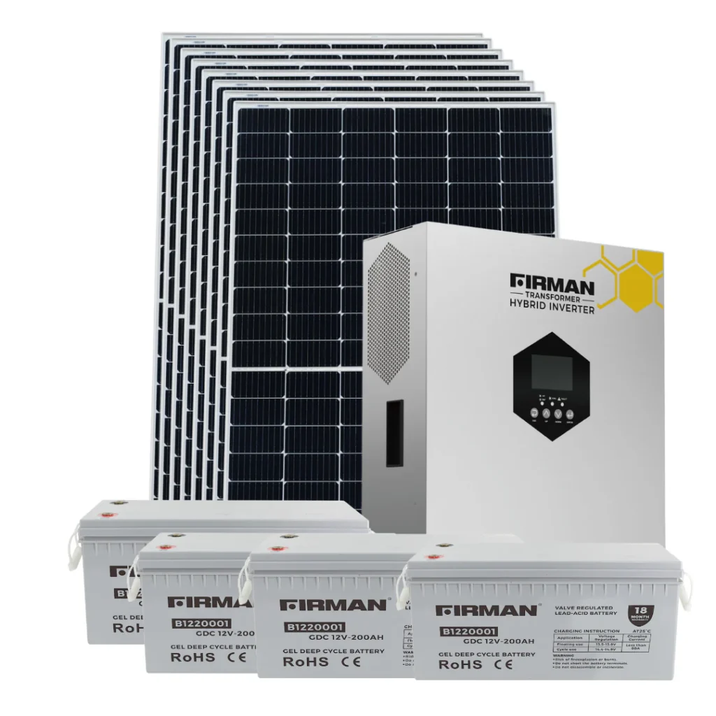 Firman 5000W Hybrid inverter Package