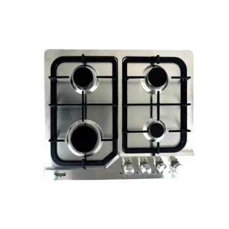 Royal 60cm Built in 4 Gas Hob Burner RBGH60S4S