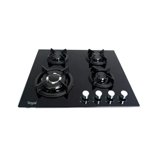 Royal 60cm Builtin 4 Gas Hob Burner RBGH60G4B | Mitos Shoppers Royal 60cm Built in 4 Gas Hob Burner RBGH60G4B