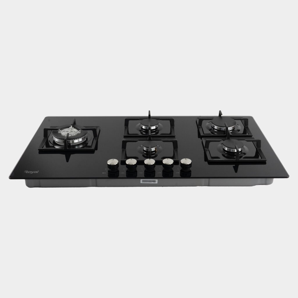 Royal 75cm Built in 5 Gas Hob Burner RBGH90G5B