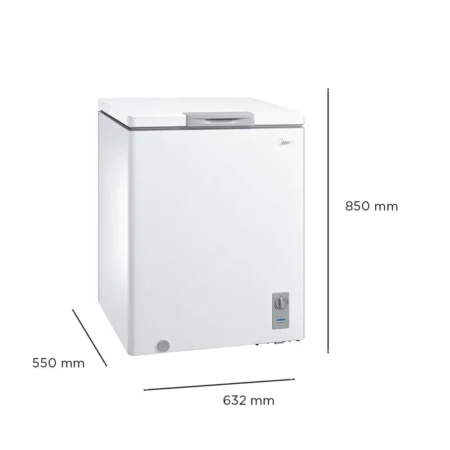 Midea 142L Chest Freezer Inverter MDRC265FZG43D