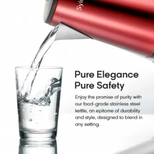 Syinix 22L Electric Kettle SKE22P1 2 | Mitos Shoppers Syinix 22L Electric Kettle SKE22P1 Red 2000W Stainless Steel Fast Boil Kettle