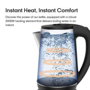 Syinix 22L Electric Kettle SKE22P1 3 | Mitos Shoppers Syinix 22L Electric Kettle SKE22P1 Red 2000W Stainless Steel Fast Boil Kettle