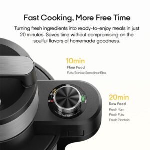 Synix Swallow Maker Eco SFM60E1 – Non-stick food processor for swallow meals in Nigeria