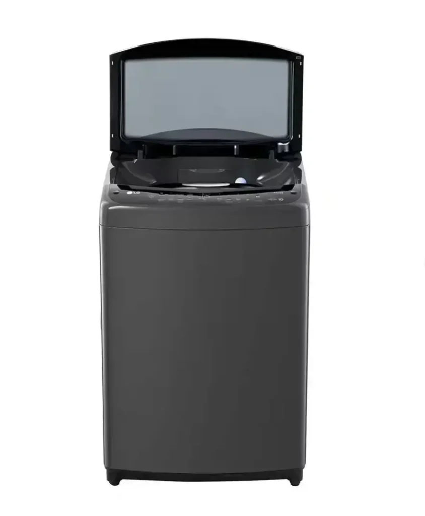 LG 19KG Top Load Washing Machine 19H3SDHT2 opened view with dark silver colour