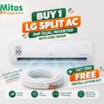 LG 2hp Gencool B Dual inverter Ac with Free Kit